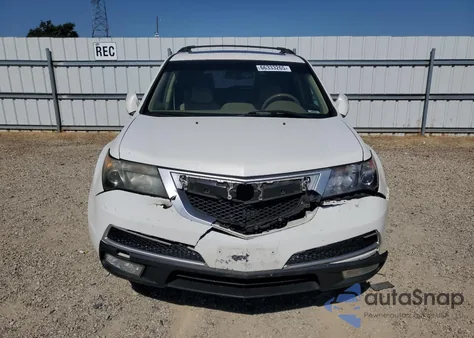 2012 Acura Mdx Technology z USA, uszkodzony, nr VIN 2HNYD2H46CH508722